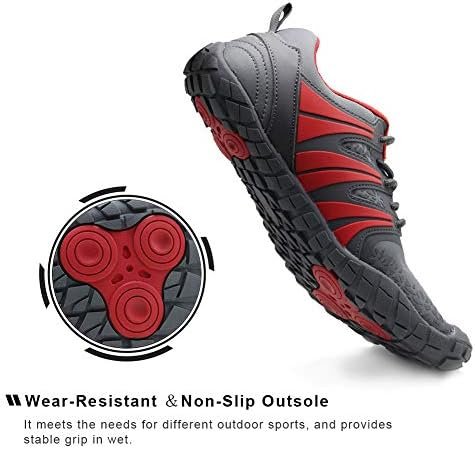 Oranginer Men's Barefoot Shoes - Big Toe Box - Minimalist Cr...