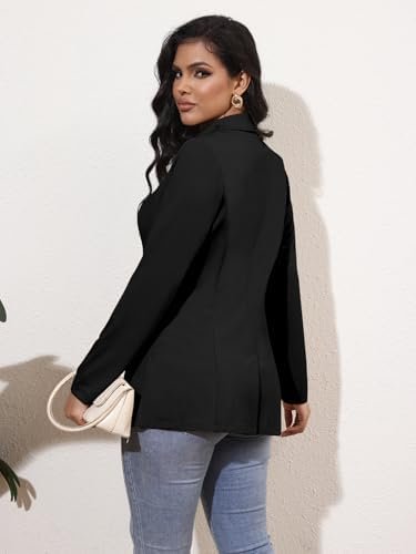 Genhoo Women's Long Sleeve Blazer Open Front Cardigan Jacket...