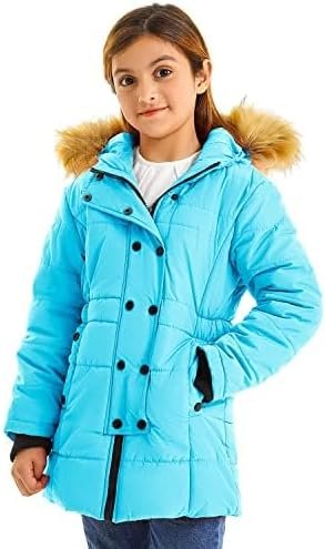 FARVALUE Girls Warm Winter Coats Water Resistant Thicken Lon...