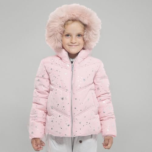 Rokka&Rolla Girls' Heavyweight Puffer Jacket Quilted Winter ...