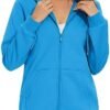 MAGCOMSEN Women's Fleece Lined Zip Up Hoodies Casual Hooded ...