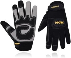 Mens Work Gloves,Synthetic Leather Utility Mechanic Working ... Mens Work Gloves,Synthetic Leather Utility Mechanic Working ...