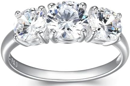 MORGAN & PAIGE .925 Sterling Silver Engagement Rings for Wom...