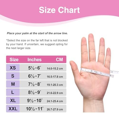 Schneider Nitrile Exam Gloves, 4 Mil Pink Disposable Gloves,...