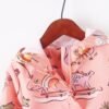 Feidoog Boys Girls Lightweight Jacket Kids Cartoon Waterproo...