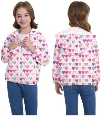 Zando Girls Rain Jacket Lightweight Waterproof Hooded Jacket...