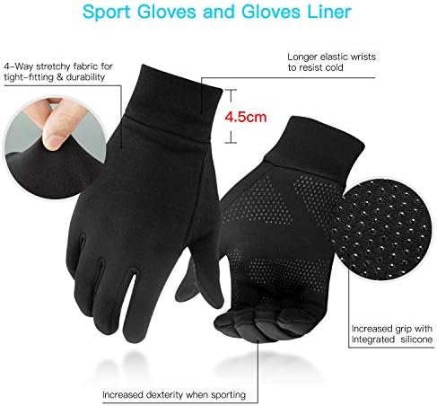 Unigear Lightweight Running Gloves, Touch Screen Anti-Slip W...