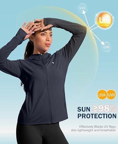Soothfeel Women's UPF 50+ Sun Protection Hoodie Jacket Light...