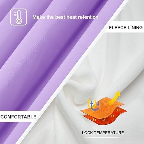 Garemcy Girls Winter Coat Long Warm Waterproof Fleece Lined ...