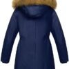 CREATMO US Girl's Sherpa Long Winter Coat Thicken Warm Parka...