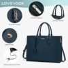 LOVEVOOK Women's 15.6 Inch Laptop Tote Briefcase Business Of...