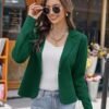GRACE KARIN Women Sweater Blazer Casual Work Croppped Cardig...