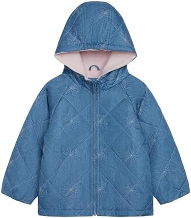 Carter's Girls' Daisy Diamond Quilted Midweight Jacket with ...