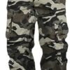 Men's Cotton Casual Camo Work Cargo Pants with Pockets Outdo...