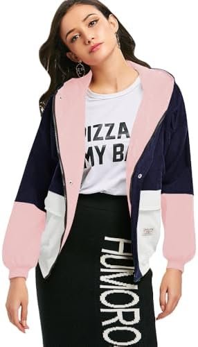 ZAFUL Women's Corduroy Loose Jacket Vintage Raglan Sleeve Ca...