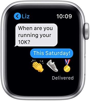 Apple Watch Series 6 (GPS, 44mm) - Silver Aluminum Case with...