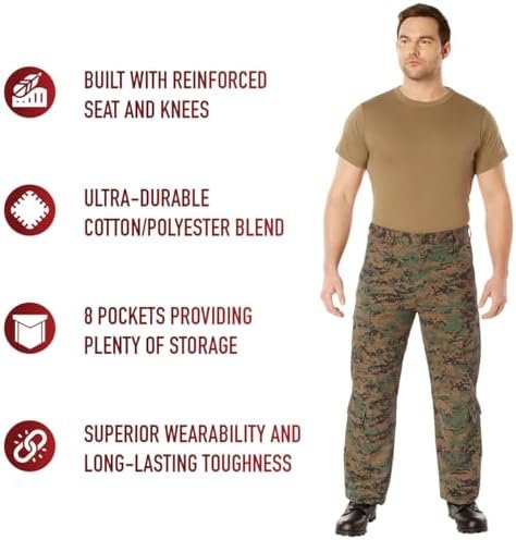 Rothco Vintage Paratrooper Fatigue Pants Vintage Cargo Pants...