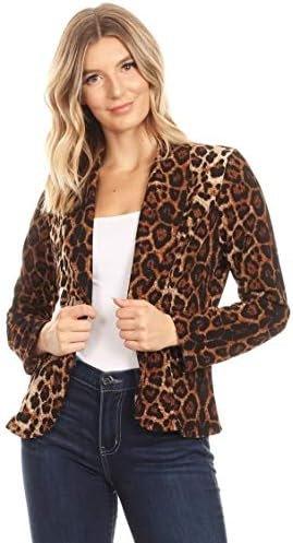 Women's Solid Basic Casual Long Sleeves Work Office Outerwea... Women's Solid Basic Casual Long Sleeves Work Office Outerwea...