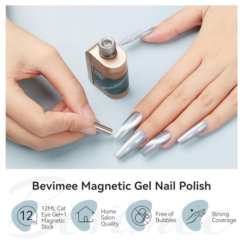 Cat Eye Gel Nail Polish Moonlight Magnetic Nail Polish Gel S...