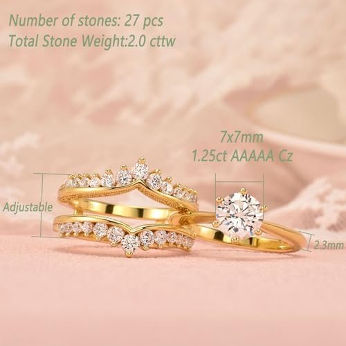 Wuziwen Vintage Wedding Ring Guard Enhancers Engagement Ring...