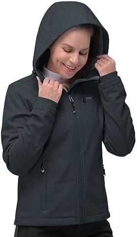 33,000ft Women's Softshell Jacket, Fleece Lined Warm Jacket ...