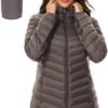 ANOTHER CHOICE Women Puffer Jacket Hooded Warm Lightweight P...