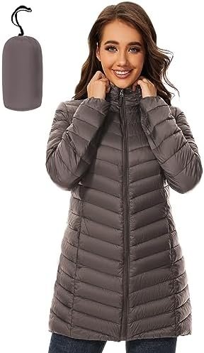 ANOTHER CHOICE Women Puffer Jacket Hooded Warm Lightweight P... ANOTHER CHOICE Women Puffer Jacket Hooded Warm Lightweight P...