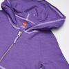 Hanes Girls' Slub Jersey Full Zip Jacket