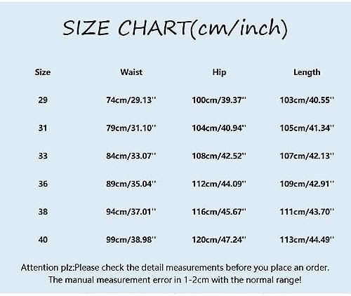 2023 Men's Slim Fit Straight Leg Jean Ripped Skinny Jeans Re...