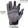 HANDLANDY Fingerless Work Gloves Bulk, Pack of 12 Pairs Open...