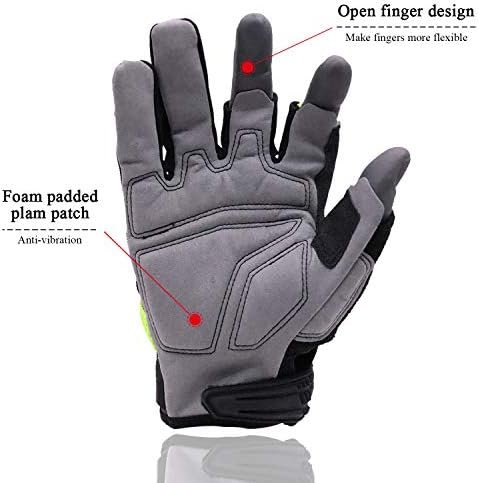 HANDLANDY Fingerless Work Gloves Bulk, Pack of 12 Pairs Open...