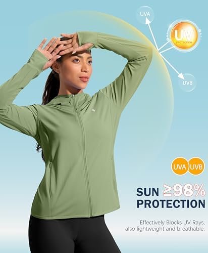 Soothfeel Women's UPF 50+ Sun Protection Hoodie Jacket Light...