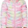 Rokka&Rolla Girls' Reversible Lightweight Puffer Jacket Hood...