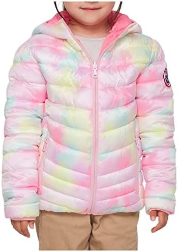 Rokka&Rolla Girls' Reversible Lightweight Puffer Jacket Hood...