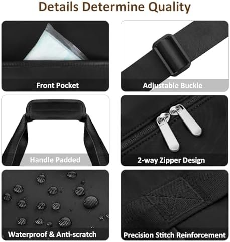 Expandable Travel Duffle Bags Weekender Overnight Bags for W...