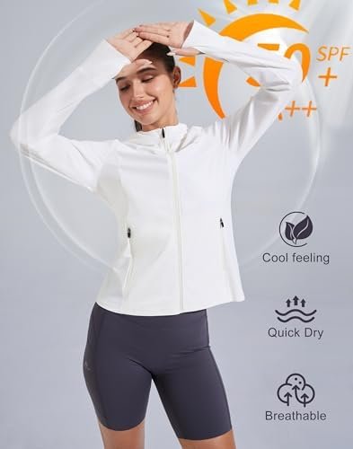 Pioneer Camp Women's UPF 50+ UV Sun Protection Jacket Hooded...