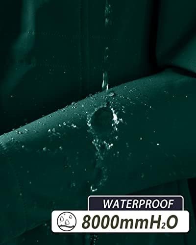 33,000ft Women's Softshell Long Jacket with Hood Fleece Line...