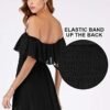 Ever-Pretty Women's Elegant Off The Shoulder Side Split High...