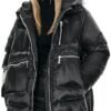 Orolay Women's Thickened Hooded Down Jacket – Winter Shiny P...