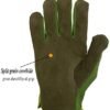 HANDLANDY Men Leather Gardening Gloves, Utility Work Gloves ...