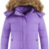 wantdo Girls' Puffy Winter Coats Thick Printed Quilted Jacke...
