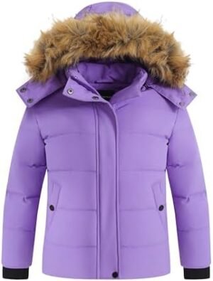 wantdo Girls' Puffy Winter Coats Thick Printed Quilted Jacke... wantdo Girls' Puffy Winter Coats Thick Printed Quilted Jacke...