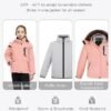 wantdo Girl's Ski Jacket Warm 3 in 1 Winter Coat Fleece Line...