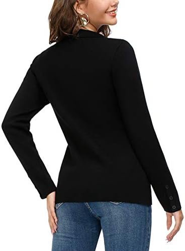 Women's Long Sleeve Casual Blazer Work Office Bussiness Jack...