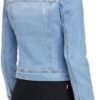Anienaya Women's Jean Jacket Cropped Denim Jackets Stretchy ...