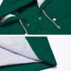 Rain Jacket Women Striped Lined Hooded Lightweight Raincoat ...