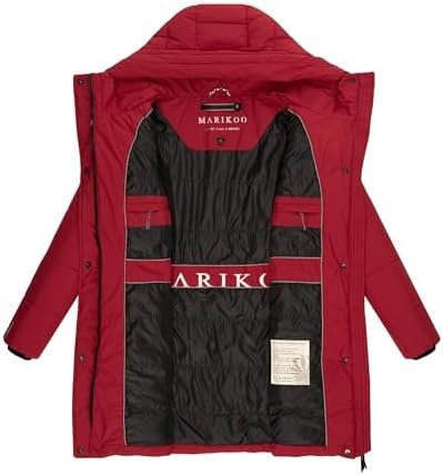 Marikoo Long Winter Jacket for Women | Quilted, Puffy Ladies...