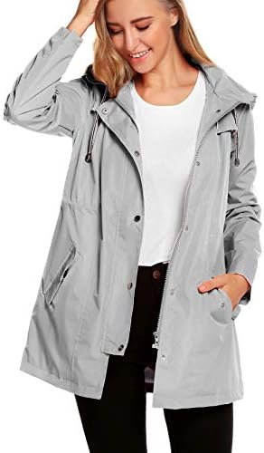 ZHENWEI Womens Lightweight Hooded Waterproof Active Outdoor ...