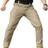 NAVEKULL Men's Hiking Tactical Pants Rip-Stop Military Comba...