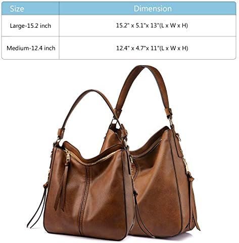 Realer Hobo Crossbody Bags for Women Designer Leather Hobo H...